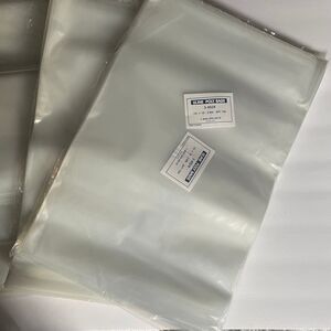 Flap lock Clear poly T-shirt bags 10X15 2 mil‎ Uline S-8528 pack of 100
